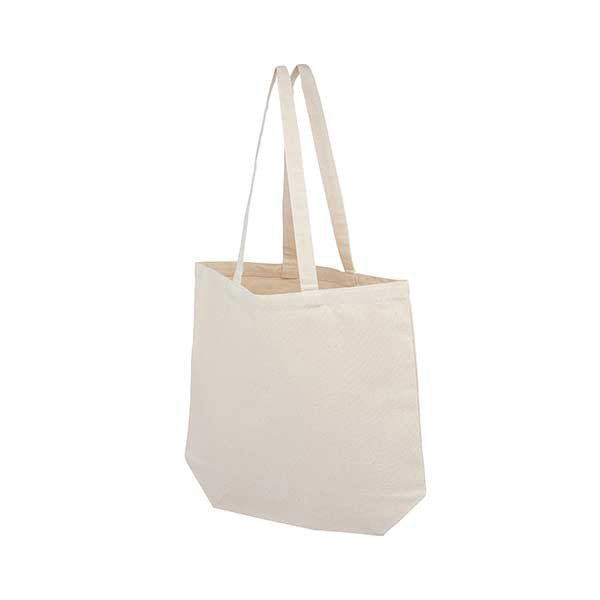 Bayley Full Colour Printed, Natural Canvas Shopper Bag | Ribbonworks.co.uk